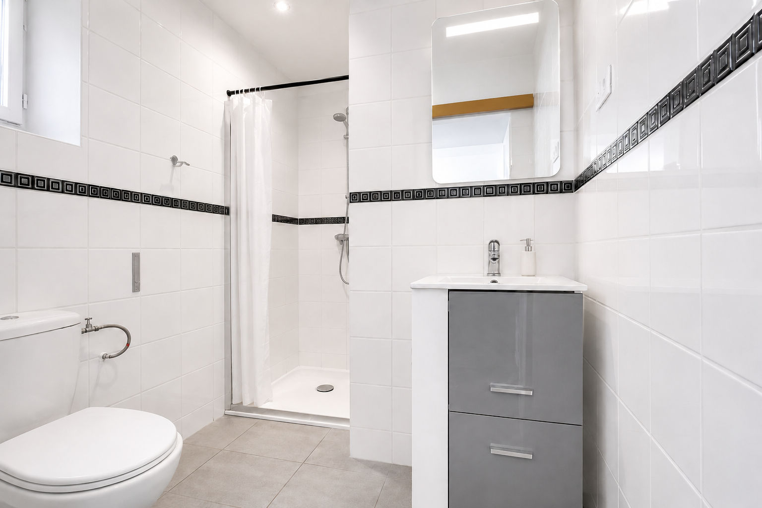 Vue mer salle de bains Hôtel la Cigale